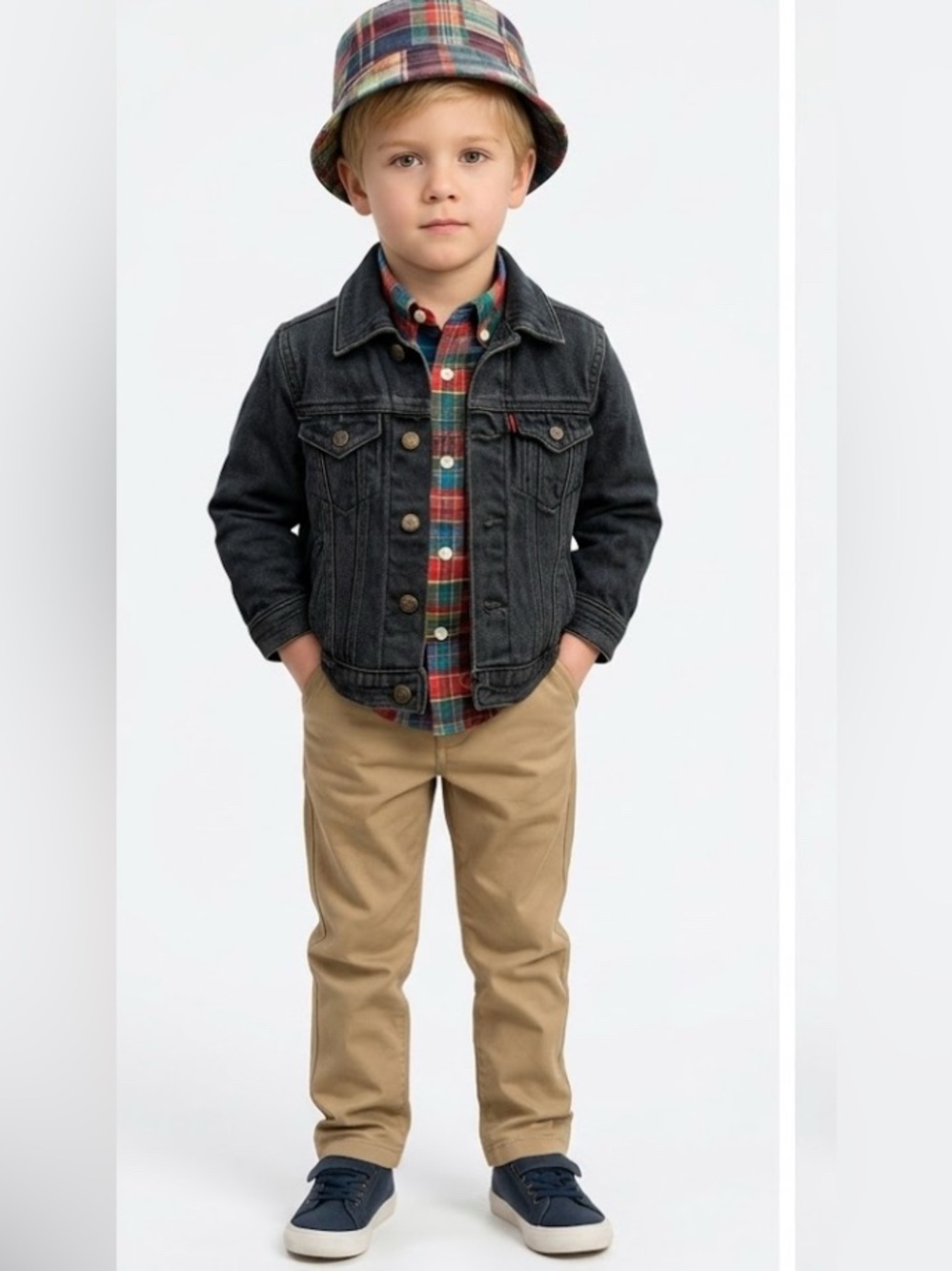 Levi's Black Jean Jacket Classic Denim Style